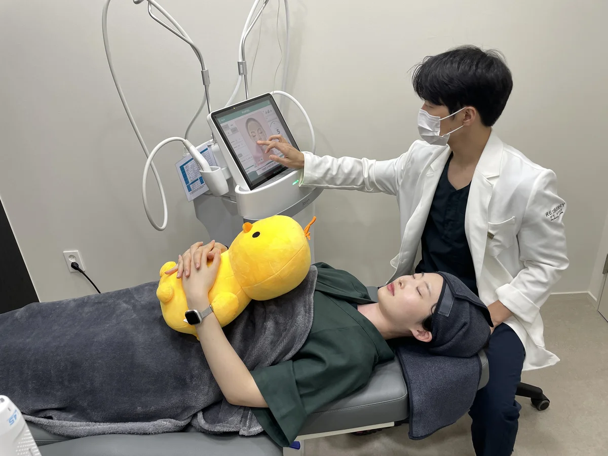 Patient preparation for Titanium lifting treatment