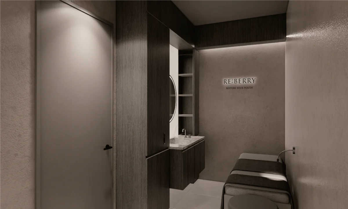 RE:BERRY Gangnam procedure room prepared for Rejuran Healer PDRN injection