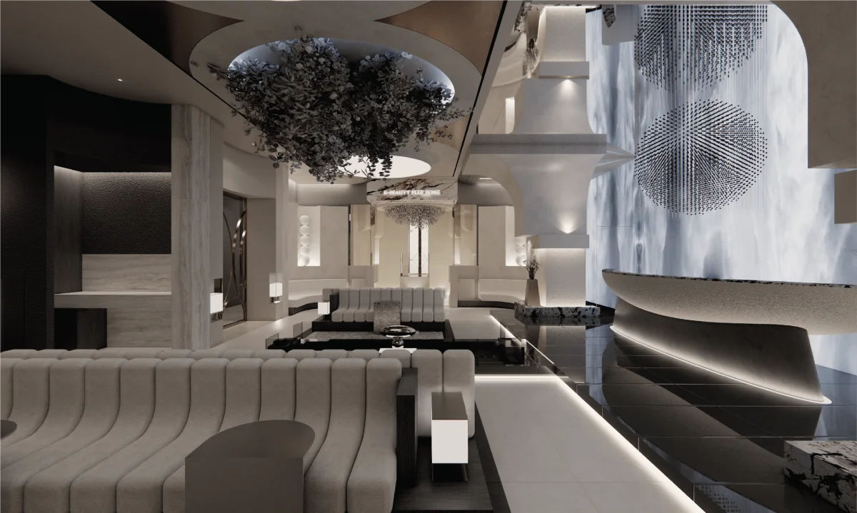 RE:BERRY Gangnam VIP lounge for post-treatment recovery after under-eye Rejuran