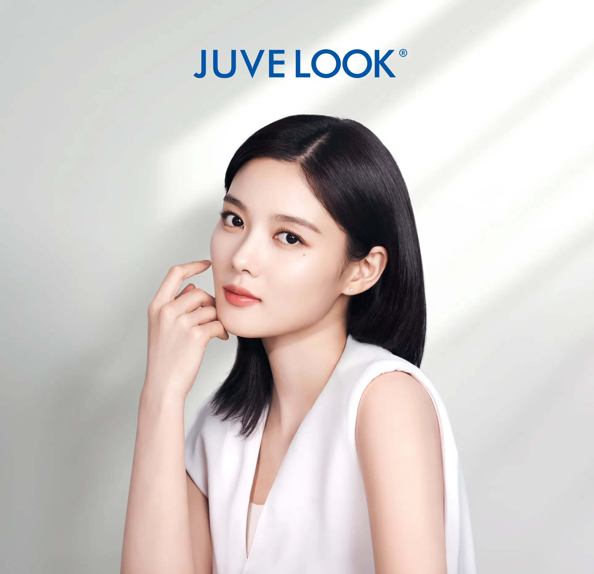 Skin booster treatment model showing glass skin result at RE:BERRY Seoul Incheon Airport