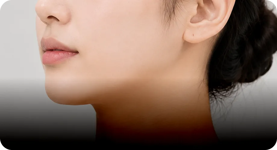 턱라인 자연스러운 정리