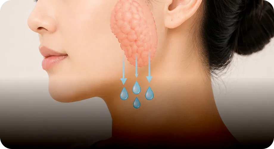 침 과다 분비 완화