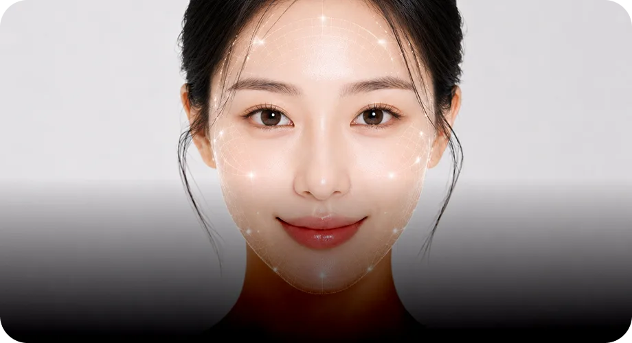 얼굴 전체 균형 디자인