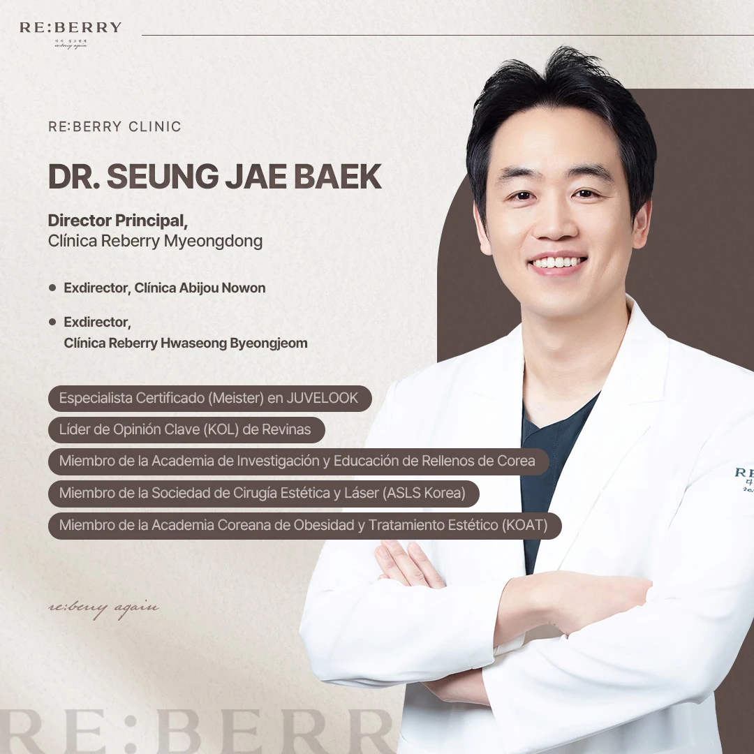 Dr. Seung-Jae Baek, Director Principal, Clínica RE:BERRY Myeongdong