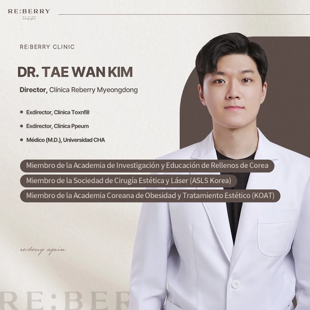 Dr. Tae-Wan Kim, Director, Clínica RE:BERRY Myeongdong