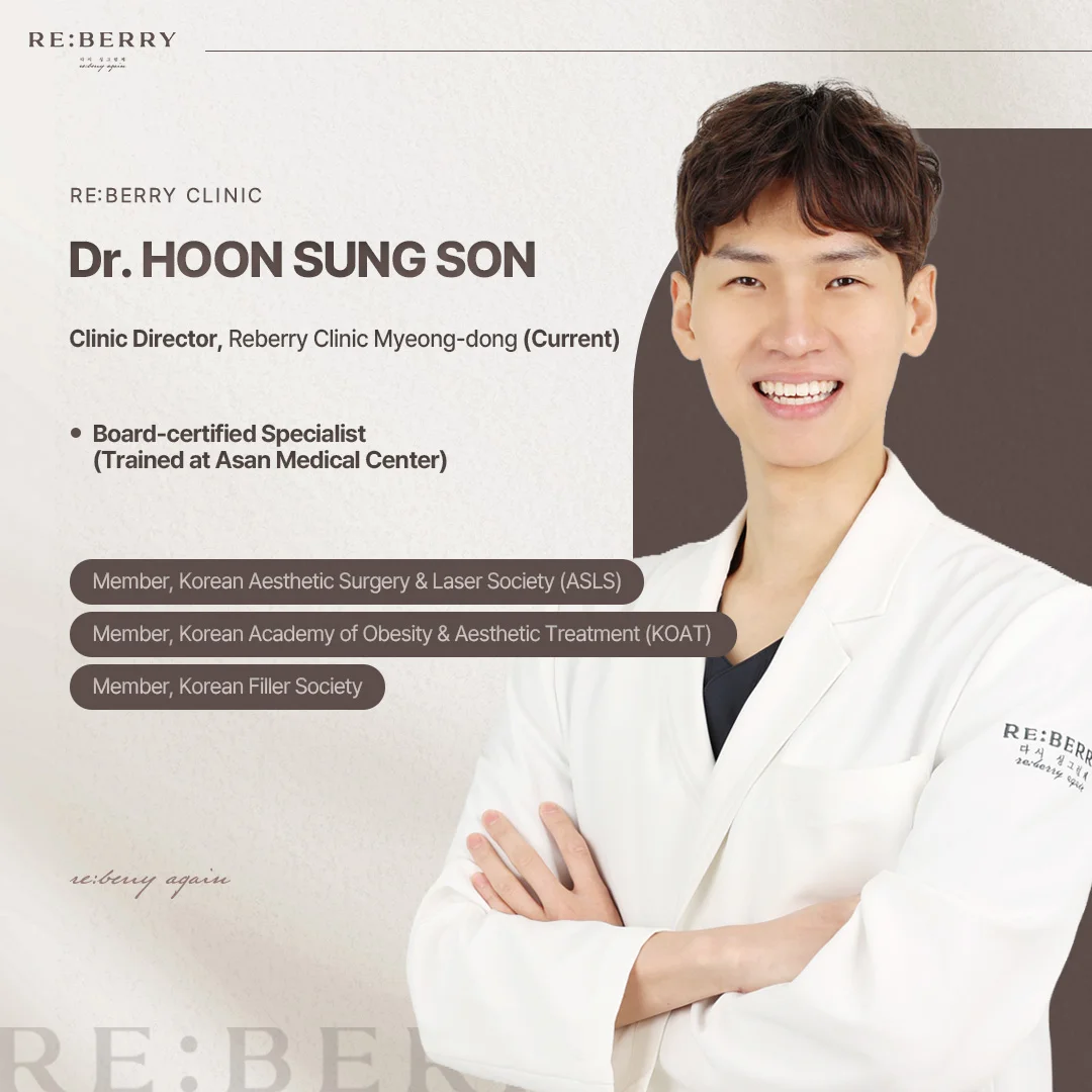 Dr. Hoon-Sung Son — Aesthetic Medicine Specialist at RE:BERRY Clinic Myeongdong, Korean dermatology and filler expert