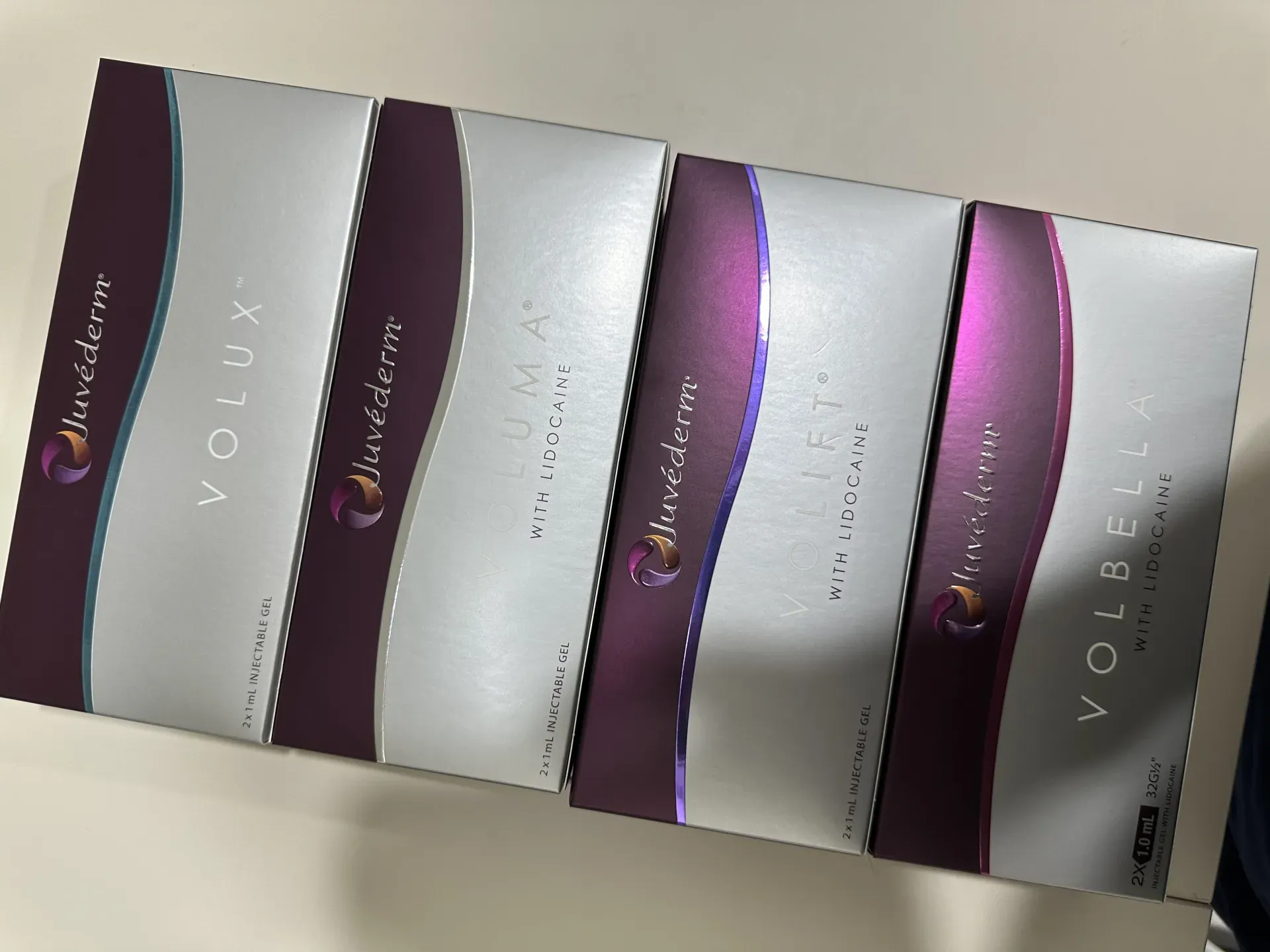 Juvederm dermal filler products at RE:BERRY Myeongdong Seoul clinic