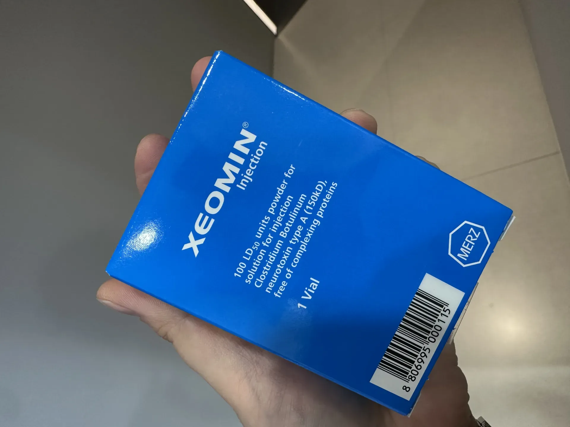 Xeomin and Korean premium botox products at RE:BERRY Myeongdong Seoul