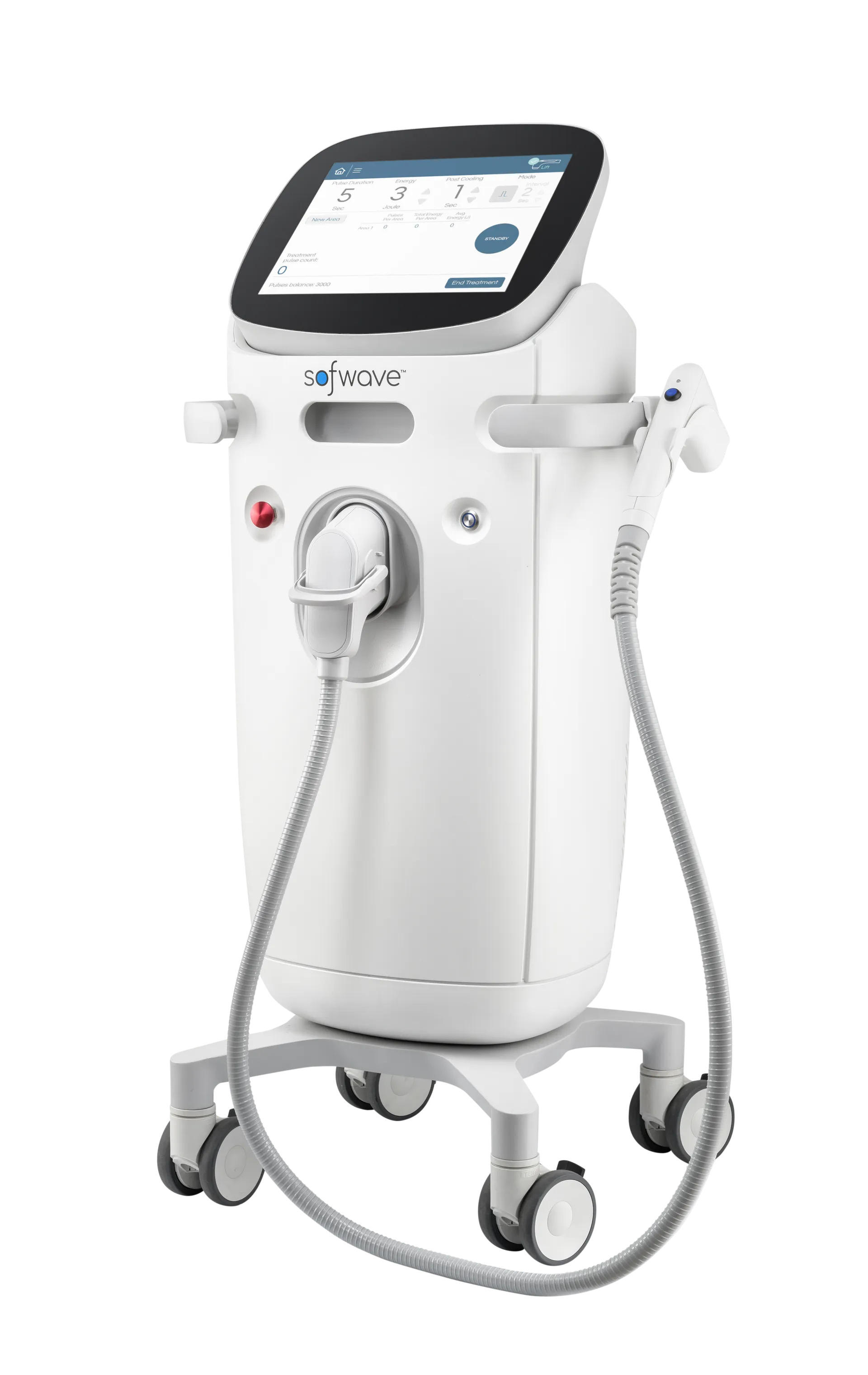 Sofwave device used for neck wrinkle treatment at RE:BERRY Myeongdong