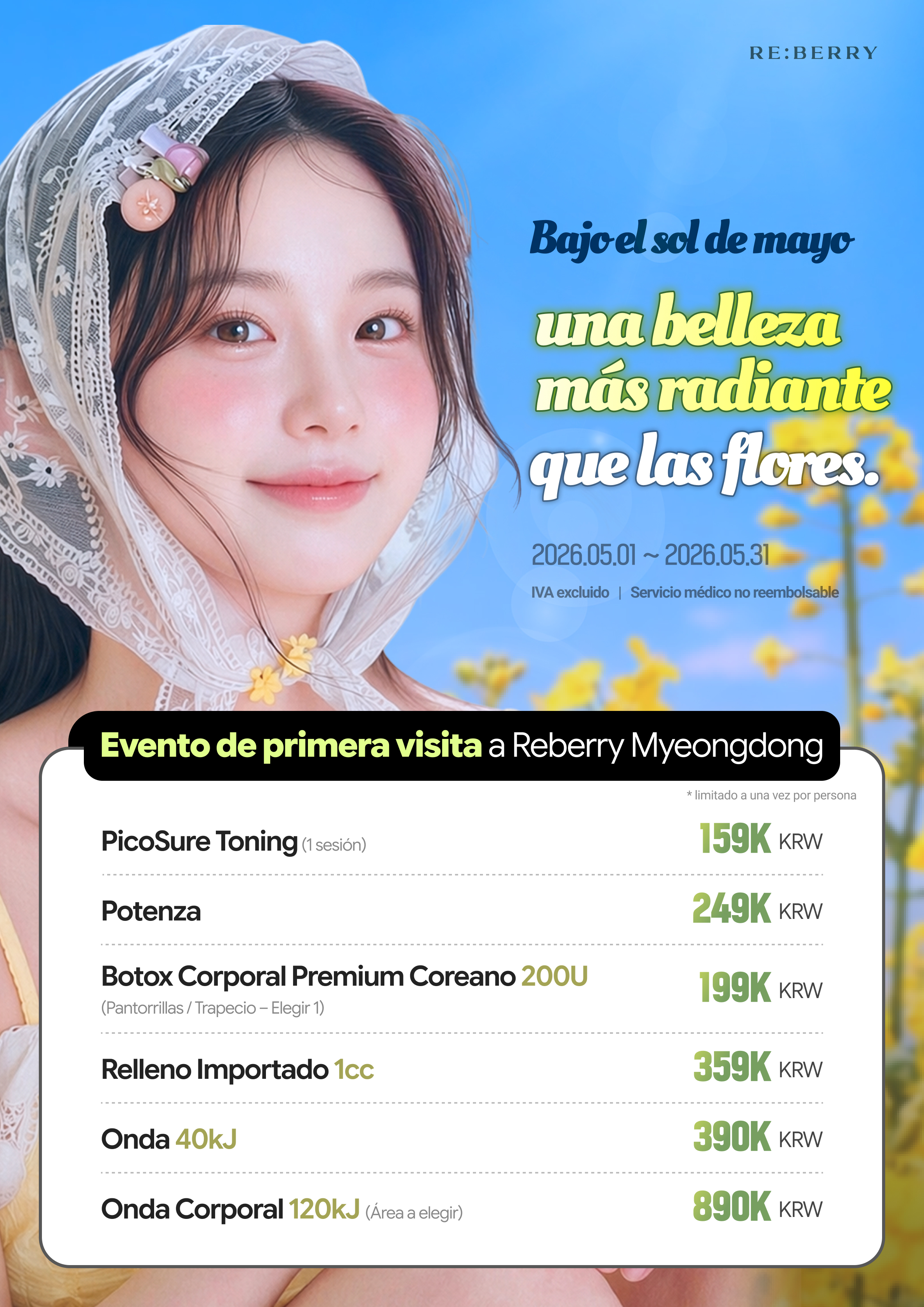 RE:BERRY Myeongdong Mayo 2026 Promoción Página 6 — Ofertas y precios